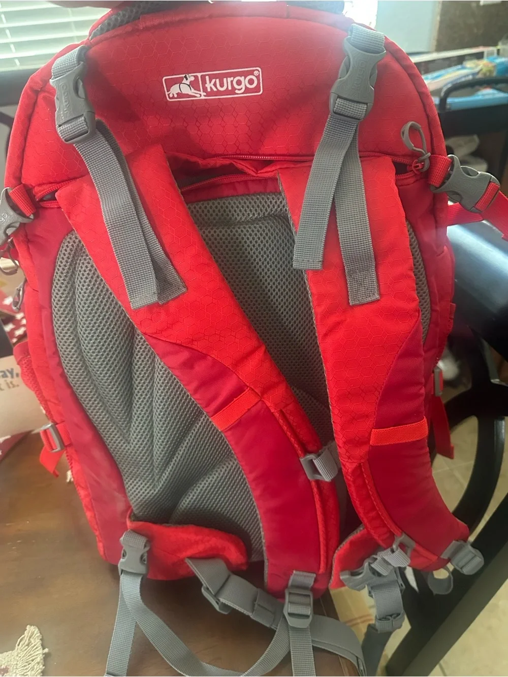 Kurgo G-Train Dog Carrier Backpack Carrier - NWT Chili Red